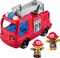 e Little People Toddler Toy Fire Truck Musical Push-Along (2 Figures,Play Ages 1+ Years)